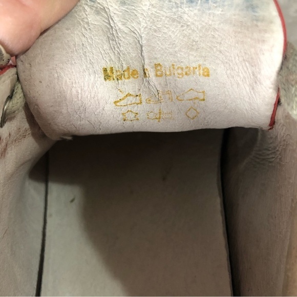 Josef Seibel Red Leather Lace Up Walking Shoes/Sneakers Size 36 (5.5) - Picture 9 of 10